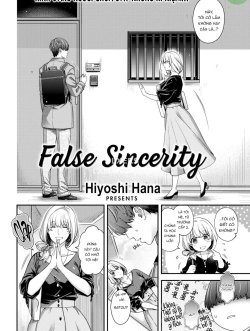 False Sincerity - Bìa truyện