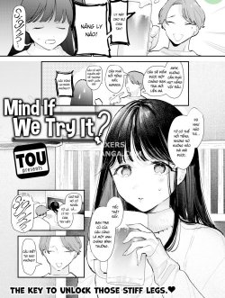 Mind If We Try It - Bìa truyện