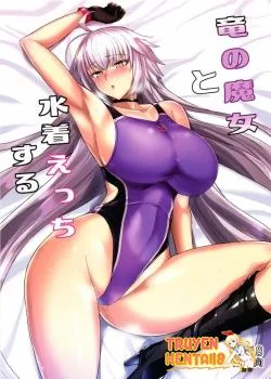 Swimsuit Sex With The Dragon Witch - Bìa truyện